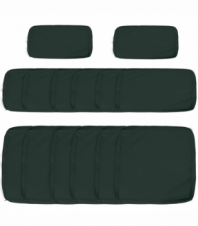 Polyester Grey 65cm x 65cm x 8cm Cushion Covers Pack of 14 Seat Large Small