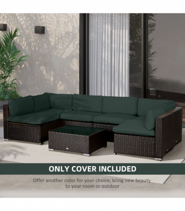 Polyester Grey 65cm x 65cm x 8cm Cushion Covers Pack of 14 Seat Large Small