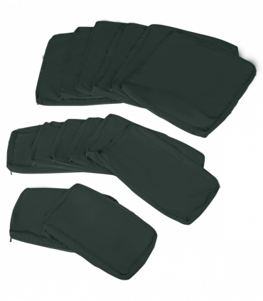 Polyester Grey 65cm x 65cm x 8cm Cushion Covers Pack of 14 Seat Large Small