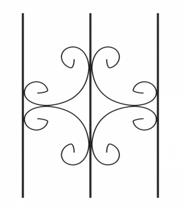 Outsunny Set of 2 Metal Trellis for Climbing Plants, Arrow Design