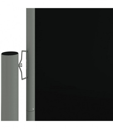 Retractable Side Awning Black 180x1200 cm