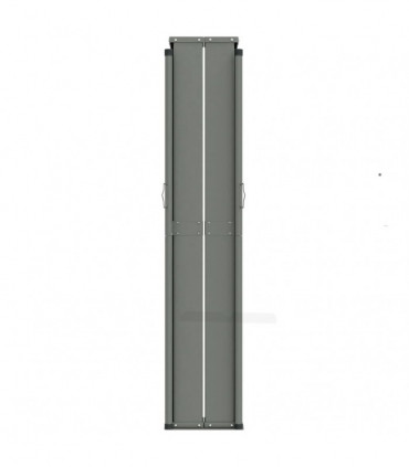 Retractable Side Awning Black 180x1200 cm