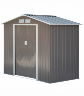 Steel Storage Shed Garden Tool house 7' x 4'  White-AS ( Amazon Shipping)（Prohibited by WalMart）