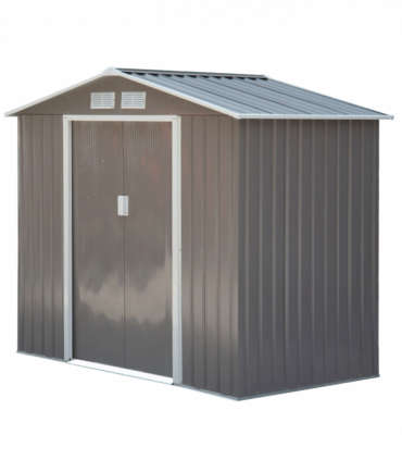 Steel Storage Shed Garden Tool house 7' x 4'  White-AS ( Amazon Shipping)（Prohibited by WalMart）