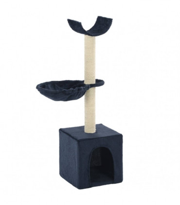 vidaXL Cat Tree with Sisal Scratching Posts 105 cm Blue