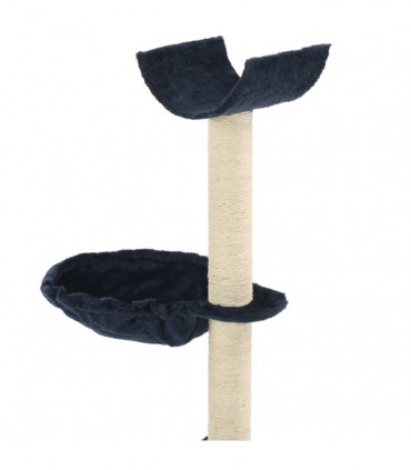 vidaXL Cat Tree with Sisal Scratching Posts 105 cm Blue
