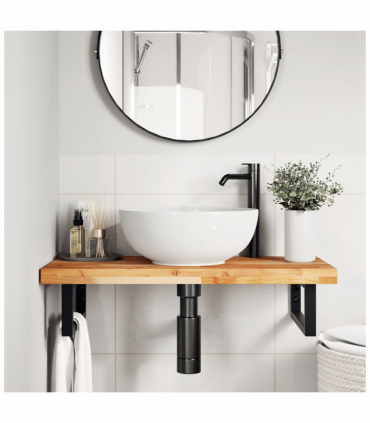 vidaXL Bathroom Vanity Top Oil Finished 100x40x4 cm Solid Wood Acacia