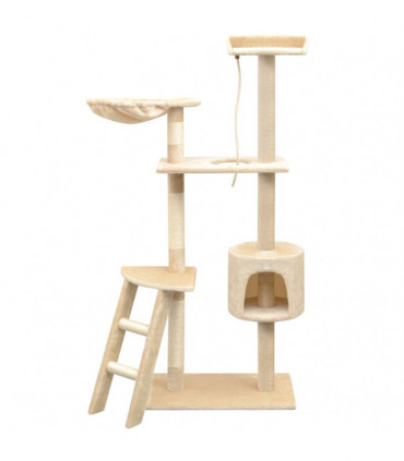 Cat Tree with Sisal Scratching Posts 150 cm Beige