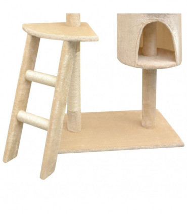 Cat Tree with Sisal Scratching Posts 150 cm Beige