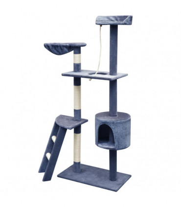 Cat Tree with Sisal Scratching Posts 150 cm Dark Blue