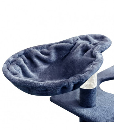 Cat Tree with Sisal Scratching Posts 150 cm Dark Blue