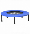 HOMCOM Φ81cm Fitness Trampoline Exercise, Max Load 100 KG, Blue Black
