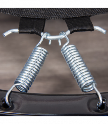 HOMCOM Φ81cm Fitness Trampoline Exercise, Max Load 100 KG, Blue Black