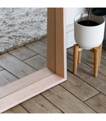 Hanaka - Full Length Natural Oak Rectangle Mirror - 200cm x 100cm