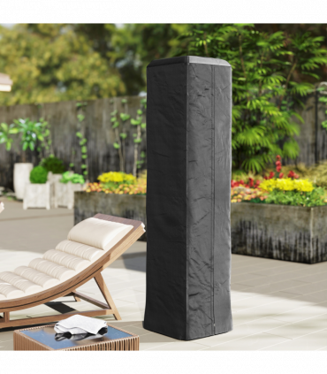 Outsunny Heavy Duty Gas Pyramid Outdoor Patio Heater Cover, Black