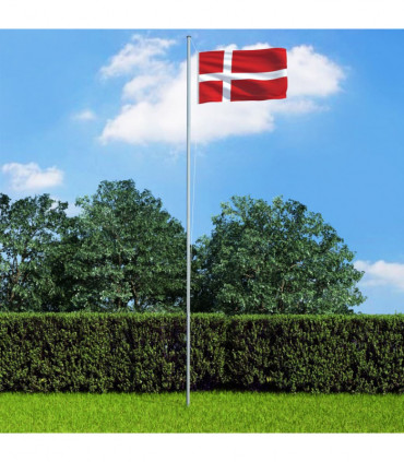 vidaXL Denmark Flag 90x150 cm