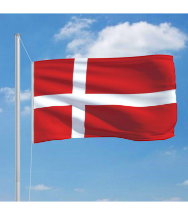 vidaXL Denmark Flag 90x150 cm