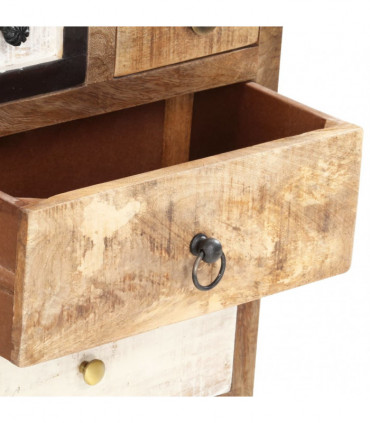 Drawer Cabinet 45x30x105 cm Solid Reclaimed Wood