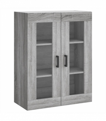 vidaXL Highboard Grey Sonoma 69.5x34x180 cm Engineered Wood