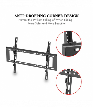 32-70" Wall Mount Bracket TV Stand TMW798 with Spirit Level