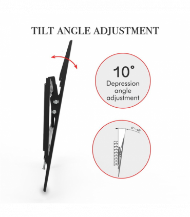 32-70" Wall Mount Bracket TV Stand TMW798 with Spirit Level