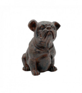 30X33CM SITTING DOG GARDEN STATUE