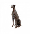 77CM SITTING DOG GARDEN STATUE