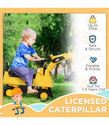 Kids Construction Ride-On Digger