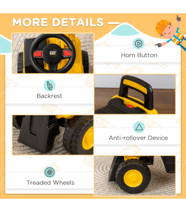 Kids Construction Ride-On Digger