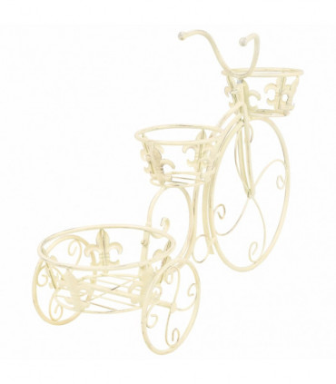 Plant Stand Bicycle Shape Vintage Style Metal