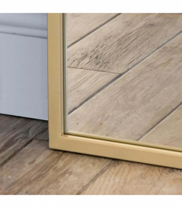 Yōko - Full Length Gold Metal Gentle Arch Mirror - 180cm x 90cm.