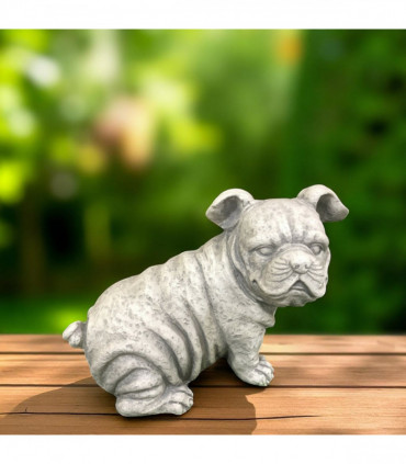 39X20X26CM SITTING BULLDOG