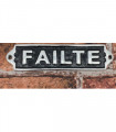 20CM ALUMINIUM FAILTE SIGN