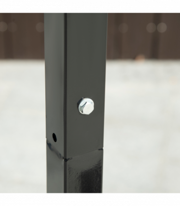 2.1-2.6m Basketball Hoop and Stand with Weighted Base, Portable on Wheels