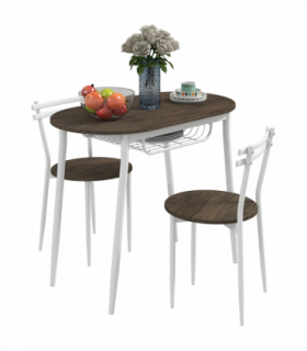 3pc Oval Dining Set
