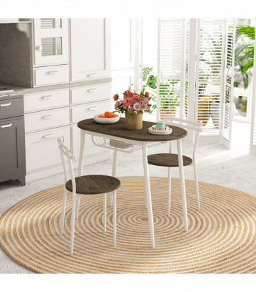 3pc Oval Dining Set