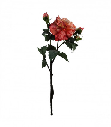 Artificial Flower Pink 60cm - 1 Flower 3 Buds Bouquet Arrangements