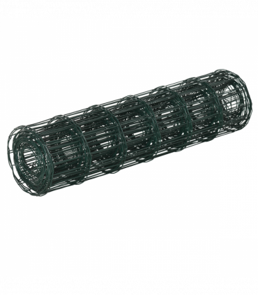 Mesh Fence Green PVC Coated 1000L x 1W x 61H cm Chicken Wire Mesh Garden