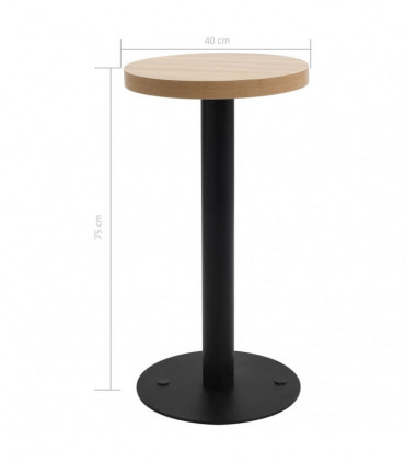 Bistro Table Light Brown 40 cm MDF