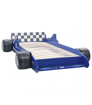 Children's Race Car Bed 90x200 cm Blue