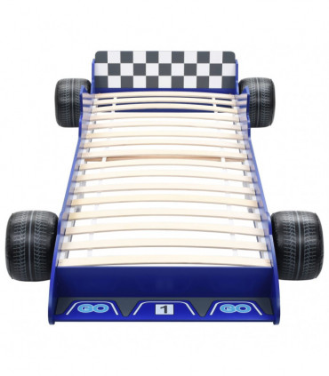Children's Race Car Bed 90x200 cm Blue
