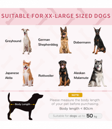 Cooling Elevated Dog Bed Portable Raised Pet Cot for Indoor & Outdoor, Red