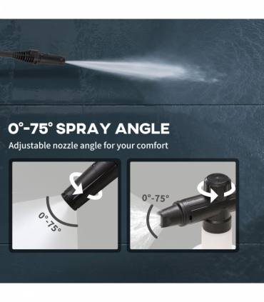 DURHAND High-Performance Power Washer 1800W, 150 Bar, 510 L/h, for Garden, Car