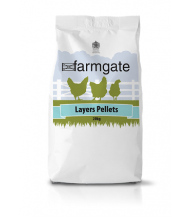Farmgate Layers Pellets |  Poultry/Chicken Food | 20kg Bag | FREE STANDARD UK MASH/PELLETS DELIVERY