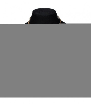 Flannel Jewelry Holder Necklace Bust Black 9 x 8.5 x 15 cm 4 pcs