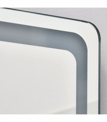 Full Length Mirror with LED Light, Silver, Black, 156.5H x 40W x 51Dcm