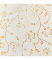 Gold Flowers: Decorative Ceiling & Wall Panels - 2m2 (21.52 sqft) - 8 Panels
