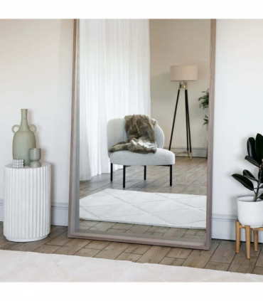 Hanaka - Full Length Walnut Wood Rectangle Mirror - 200cm x 100cm