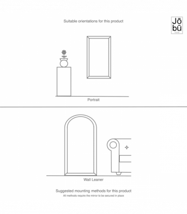 Hanaka - Full Length Walnut Wood Rectangle Mirror - 200cm x 100cm