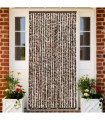 Insect Curtain Brown and White 90x220 cm Chenille